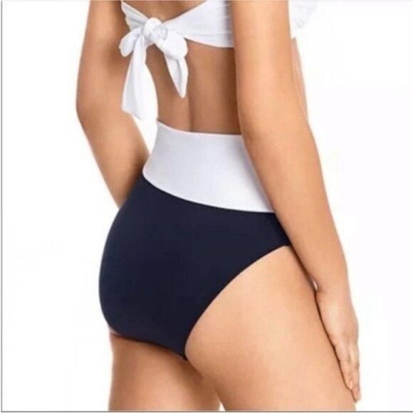 Lauren Ralph Lauren Womens Size 12 Bel Air High Waist Tie Bottom - Picture 3 of 10